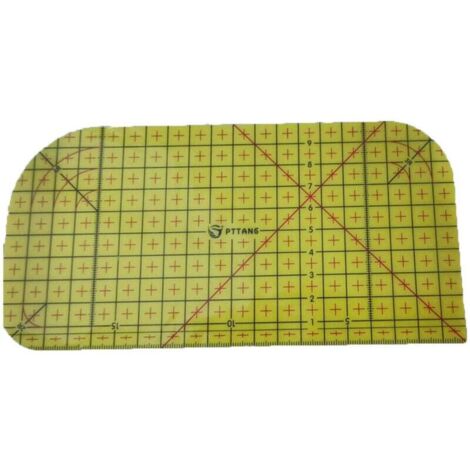 Règle de repassage à chaud, règle de patch, règle de tissu de repassage, règle de couture en résine