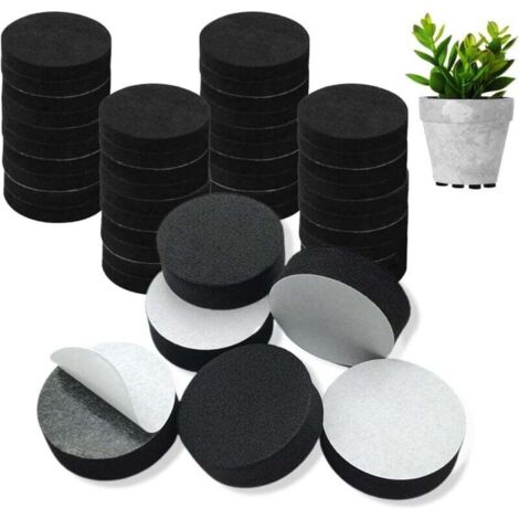 40 Pièces Pied Pot de Fleur Invisible, Auto-adhésif Antiderapant Pied Pot de Patin pour Surélever Les Plantes Intérieur Et Extérieur, Pieds de Meubles pour éviter Les Rayures sur Le Sol (1/4)