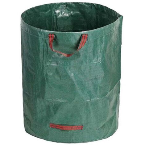 Sacs poubelles de jardin Sacs poubelles de jardin verts de 300 litres avec poignées Sacs poubelles de jardin pliables et réutilisables Ripstop