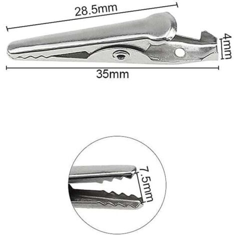 Set De 12 Pinces Crocodile Magnétiques - Support Métallique Noir - Pour Maquettes Et Loisirs Créatifs - Boîte De Rangement