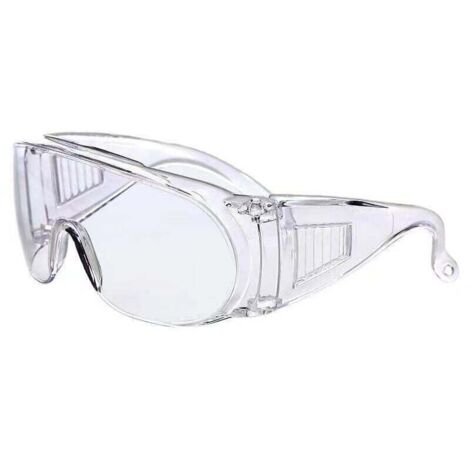 Surlunettes de Protection 1 Paire de Lunettes de sécurité Anti-buée pour l'agriculture, l'industrie et Le Laboratoire,une pièce, transparente, (1/4)