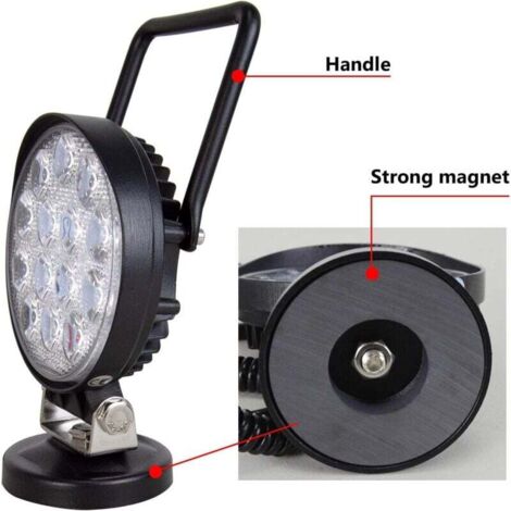 Rampe De Phares LED 10x48W - 12V/24V, Blanc Clair 6000K, Pour Tracteur, Chantier, Neuf