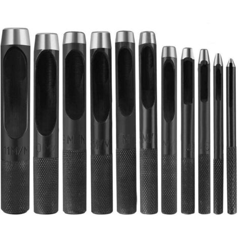 Découpe Joint 4mm Poinçon Creux CoCud 4x13mm - Outil Découpe Cuir Pour Maroquinerie Et Bricolage Poinçon Acier Carbone 4x13mm