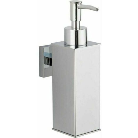 Distributeur de savon mural en acier inoxydable 304 pour la décoration intérieure (chrome)