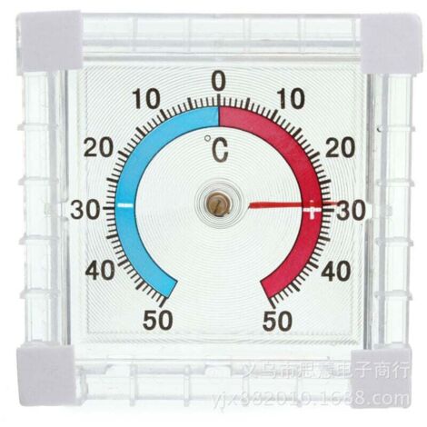 Thermomètre de fenêtre intérieur/extérieur auto-adhésif (1/4)