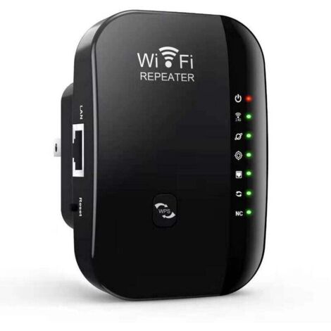 Nouveau 300M bun amplificateur de signal sans fil transmetteur d'extension de réseau AP booster répéteur (noir) (1/4)