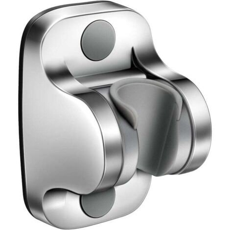 Support de douche adhésif solide, support de douche mural auto-adhésif pour pommeau de douche à main (1/4)