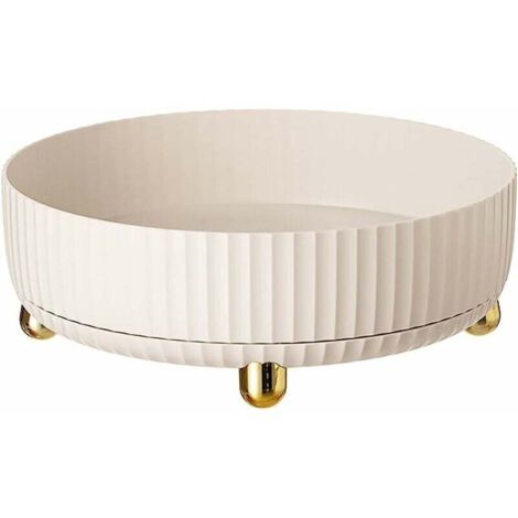 Étagère De Rangement Rotative, Organisateur De Plateau Rotatif À 360 °, Étagère À Épices Rotative, Plateau Rotatif De Cuisine Antidérapant Pour L'organisation Et Le Stockage De La Cuisine
