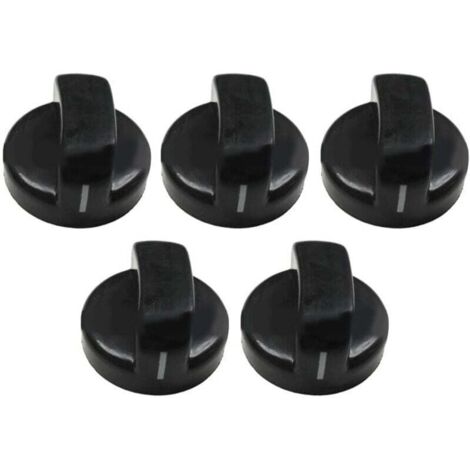 5PCS Bouton de cuisinière à gaz de 8 mm, boutons universels résistants à la température pour cuisinière à gaz, cuisinière à gaz, four
