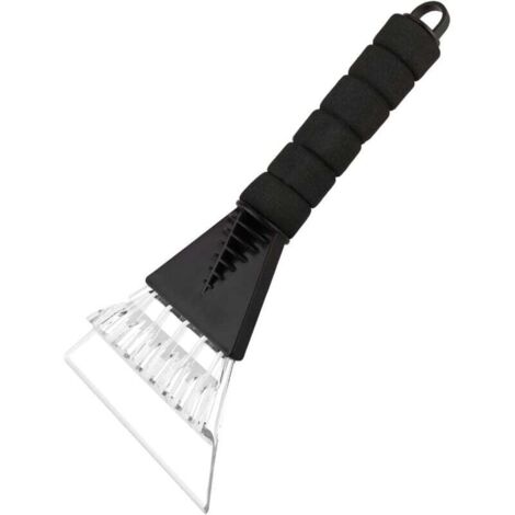 Grattoirs à Glace pour Pare-Brise de Voiture Grattoir à Glace pour Pare-Brise Winter Care avec Prise Souple sans Rayures Poignée en Mousse Confortable Antidérapante (1/4)
