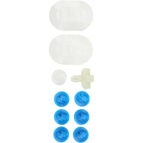 Lot de 10 Clips de Fixation pour Jupe Latérale de Voiture 1610186180 Remplacement de la Force de Serrage Forte