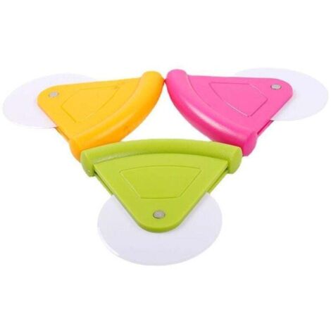 Roues de Coupe-Pizza en Plastique Outil de Tranchage de Pizza à Main Outils de Coupe de Pain de Gâteau Outils de Cuisson Ustensiles de Cuisson Passe au Lave-vaisselle (1/4)