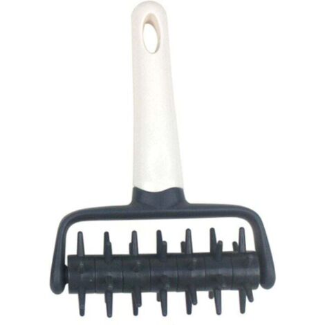 Rouleau Pique-pâte Gris Plastique Rouleau à Perforer la Pâte à Pizza Outil D'accueil Accessoiresde Fabricationde Pizza pour Tarte Aux Biscuits, Pâtisserie, Pain