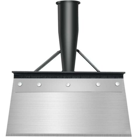 Pelle Jardinage, Outillage de Jardin, Pelle de Nettoyage Multifonctionnelle, Dispositif de Désherbage, Grattoir à Percussion, pour Espace Extérieur, Maison, Ferme(21 cm sans Poignée en Bois)