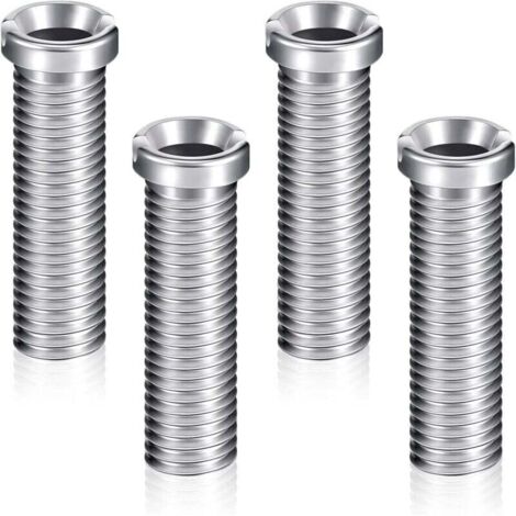 4 Vis de Panier d'Évier 45 mm Vis de Bonde en Acier Inoxydable Accessoires de Fixation Vis de Boulon d'Évier Vis de Bouchon de Crépine de Panier d'Évier pour Cuisine Lavabo
