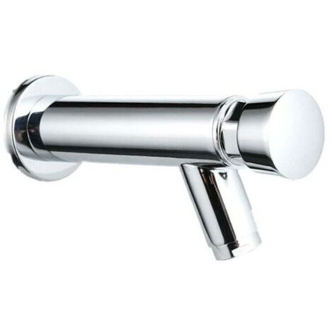 Moderne à fermeture automatique en laiton pour lavabo de salle de bain Chromé, (1/3)