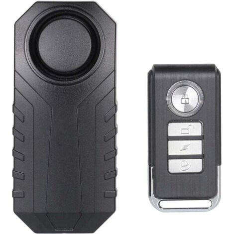 Alarme Vélo, Antivol pour Véhicules Moto Moto avec Télécommande, 113 DB Super Fort (Pack De 1)