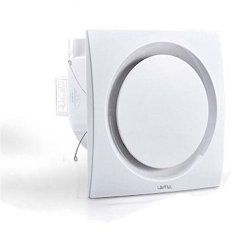 Ventilateur d'extraction, ventilateur de plafond, ventilateur de plafond pour salle de bain, cuisine, grenier, fenêtre, garage, 10", 30W, 228mm d'ouverture