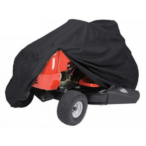 Housse Tondeuse autoportée, Housse de Tracteur de Jardin, Universel, Résistant aux intempéries, Aux UV, Tissu Oxford 210D très résistant (L177 x W110 x H110CM)