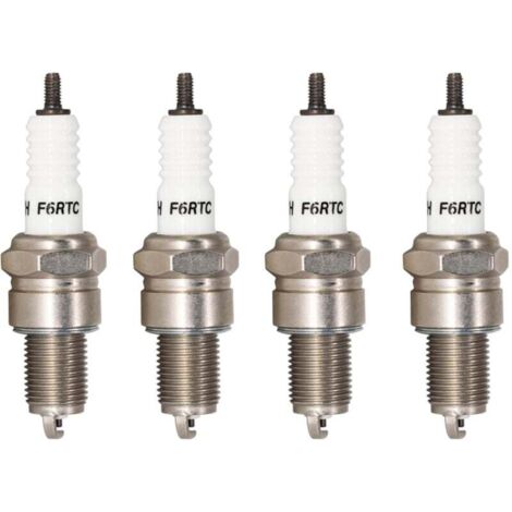 Lot de 4 bornes de bougie d'allumage de rechange pour moteurs BPR6ES, 7995/WR6DC, 7900/WR7DC, RN9YC, RN10YC, RN11YC, 3047/W20EPR-U/VW20, MTD 951-10292, 751-10292, torche 131-039 (1/4)