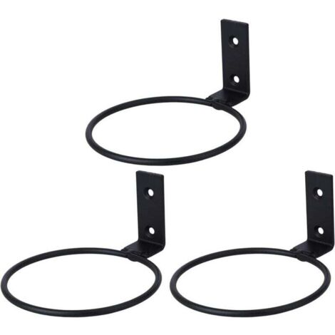 Lot de 3 supports muraux pour pot de fleurs