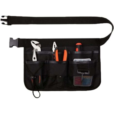 Ceinture à Outils de Jardin, Sac à Ceinture d'Outils Réglable, Ceinture Porte Outil, 7 Pochettes, Tissu Oxford 600D, Étanche, avec Ceinture Ajustable, pour Maison, Jardin, Camping, Nettoyage (N (1/4)