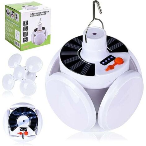 Realky Lanterne Camping LED, Lampe Camping Solaire TYPE-C Rechargeable Realky Lanterne Camping LED, Lampe Camping Solaire TYPE-C Rechargeable