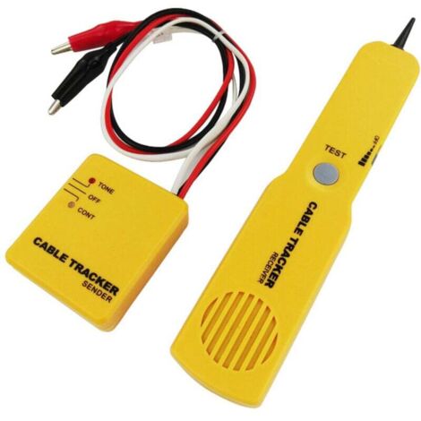 Portable Téléphone Fil Tracker Réseau Téléphone Fil Testeur Toner Tracer RJ11 (1/4)