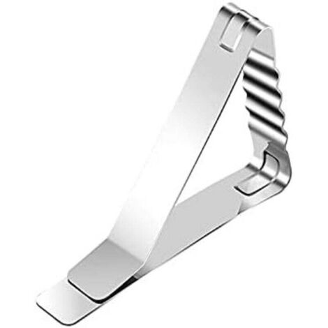 Lot De 24 Pinces à Nappe En Acier Inoxydable, Coupe-vent, Pour Pique-niques Et Fêtes (argent) | Leroy Merlin