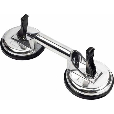 Ventouses Lifter,Lourd Devoir Aluminium Vide Poignées Assiette Ventouse pour En Mouvement Grand Verre/Sol Écart Fixateur/Bosse Extracteur/Tuile,Tampon Levage