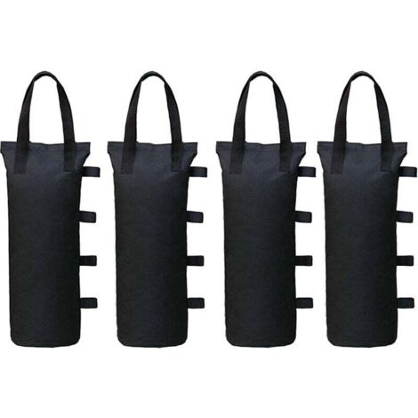 Poids Tonnelle Industrielle 600D, Jeu de 4 Poids pour Tonnelle, Revêtement Intérieur en PVC, Sac de Sable pour Tonnelle pour Tente Pop-up, Auvent ou Parasol (Unique Tube) (1/4)