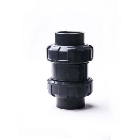 Clapet anti retour a boule clapet piscine clapet antiretour anti refoulement pvc vanne soupape anti retour (Diamètre intérieur 32mm)