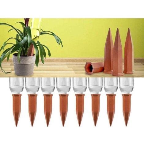 8 Pcs Irrigation Goutte à Goutte Kit,Vacances en céramique d'arrosage Automatique pour Plantes Distributeur Arrosager Plantespour pour Jardin Maison Intérieur Extérieur