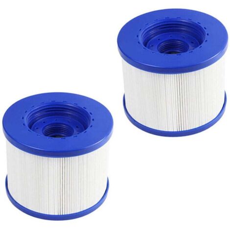 2 pièces de cartouche filtrante de rechange pour spa/baignoire