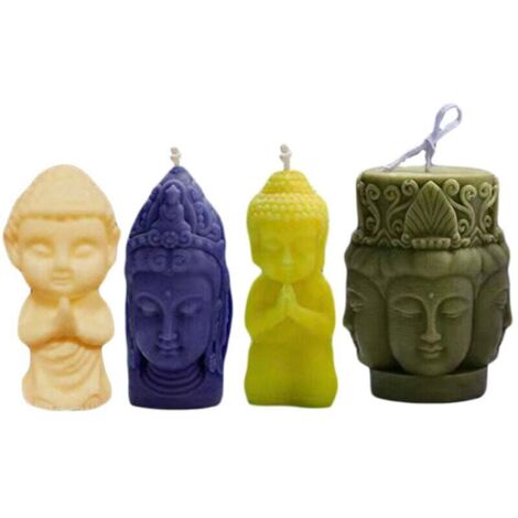 Photophore Bougeoir Bouddha En Résine – Déco Zen Et Apaisante – Neuf