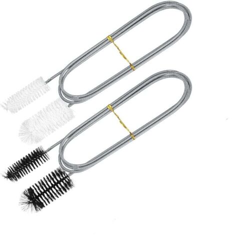 2 Pièces Brosse de Nettoyage pour Aquarium (2 x Brosse à Tuyau à Double Extrémité), Brosse pour Tuyau d'eau filtrante Aquarium Aquarium pour Aquarium Cuisine Maison