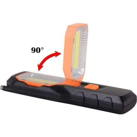Lampe Torche LED étanche IP64 – Avec Aimant, Crochet Et 5 Modes – Batterie Incluse, Poids 100-500g