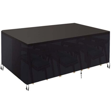 Housse Table de Jardin, Housse Salon de Jardin Exterieur, 130x75x71cm Bache Table de Jardin Imperméable Couverture de Protection Meubles Housse pour Mobilier de Jardin Rectangulaire (130x75x71c (1/4)