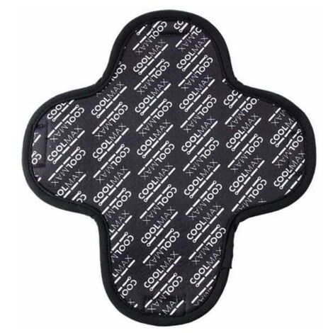 Doublure de casque de moto,2 pcs doublure de casque respirante et anti-transpiration, absorbe les gouttes de sueur, coussin interieur de casque reutilisable et lavable, modele : noir (1/4)