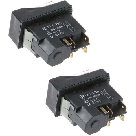 Lot de 2 Interrupteur magnétique étanche KLD-28A - Protection contre les explosions - 220 V - IP55