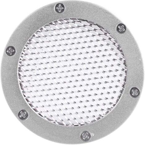 Évent de Grille de Conduit, Entrée D'entrée D'évent de Pare-chocs D'air de Course de Voiture Universelle, évent D'aération de Pare-chocs Universel pour Admission D'air Froid (Argent)