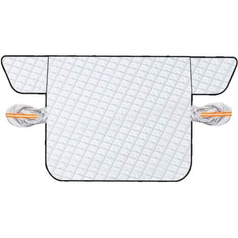Pare-Brise Couverture de Voiture Imperméable Repliable avec Magnétiques Protection pour Pare-Soleil Anti Givre Pare-Brise Avant pour Voiture SUV Anti UV Pluie et Neige 225120cm