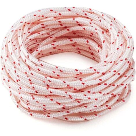 10 mètres 3.0mm Corde de démarrage de Rechange pour Tondeuse Gazon 3 mm (1/4)