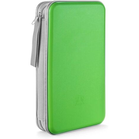 étui DVD, Porte-CD d'une capacité de 48, étui de Rangement multimédia Collection de disques Portefeuille de Protection pour la Maison et la Voiture (1/5)
