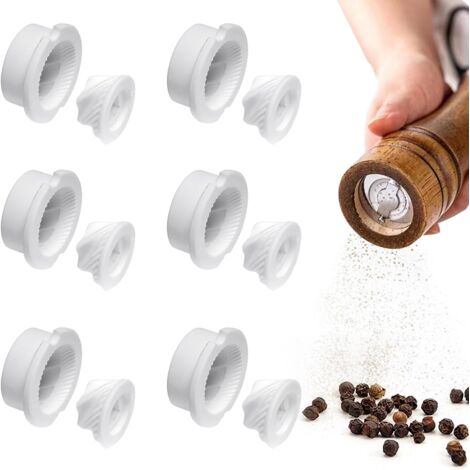 6 Pièces de rechange pour moulin à poivre, broyeur en céramique accessoires pour moulin à poivre, pour moulins à sel, à poivre ou à épices DIY