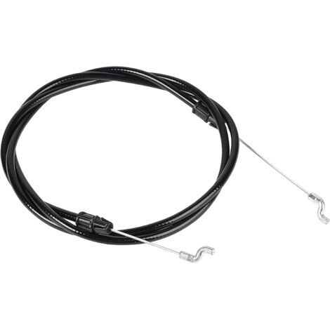 1.47m Cable Traction Tondeuse, Câble d'accélérateur Tondeuse avec Serre-câble Z, Compatible avec Fuxtec FX-RM Tondeuse