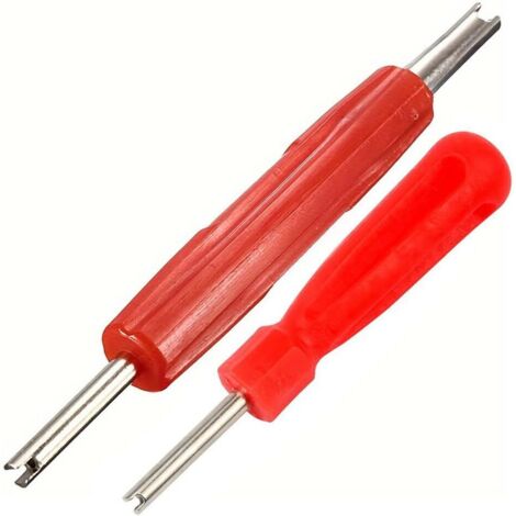 Demonte Obus Valve Extracteur De Valve 2 Côtés,2Pc Pour Réparation De Pneus De Voiture,Résoudre Facilement Les Problèmes De Pneu (1/5)