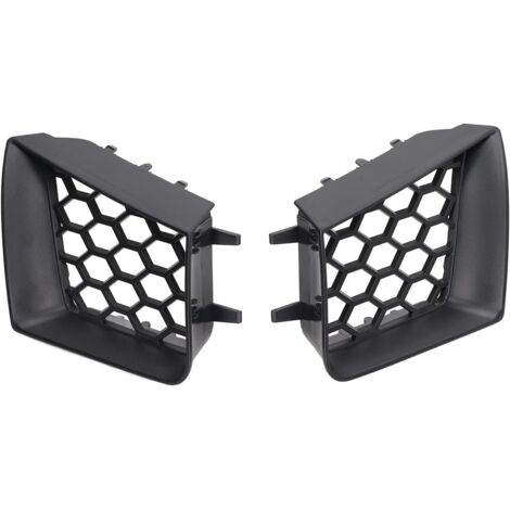 Lot de 2 Grilles de Radiateur, Grilles de Rein Adaptées pour Seat Cordoba 6L 2002-2009, Grille de Rein de Pare-chocs Avant, Calandre Avant Calandre Modifiée Rein Double Barre
