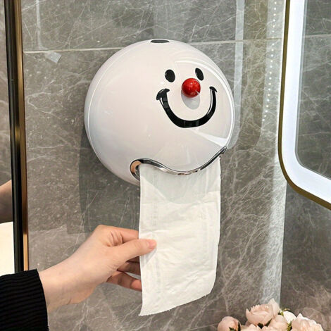 mural, étanche - Organisateur de salle de bain en plastique durable avec installation facile, conception peu encombrante pour les salles de bain contemporaines, décoration et accessoires de toilettes (1/4)