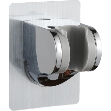 Support de pomme de douche, liaison solide, pas de forage requis, murs mural, support de pomme de douche à main réglable, adapté à la douche de salle de bain pour enfants pour les enfants